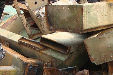 遵化东旧寨废弃重型货架回收